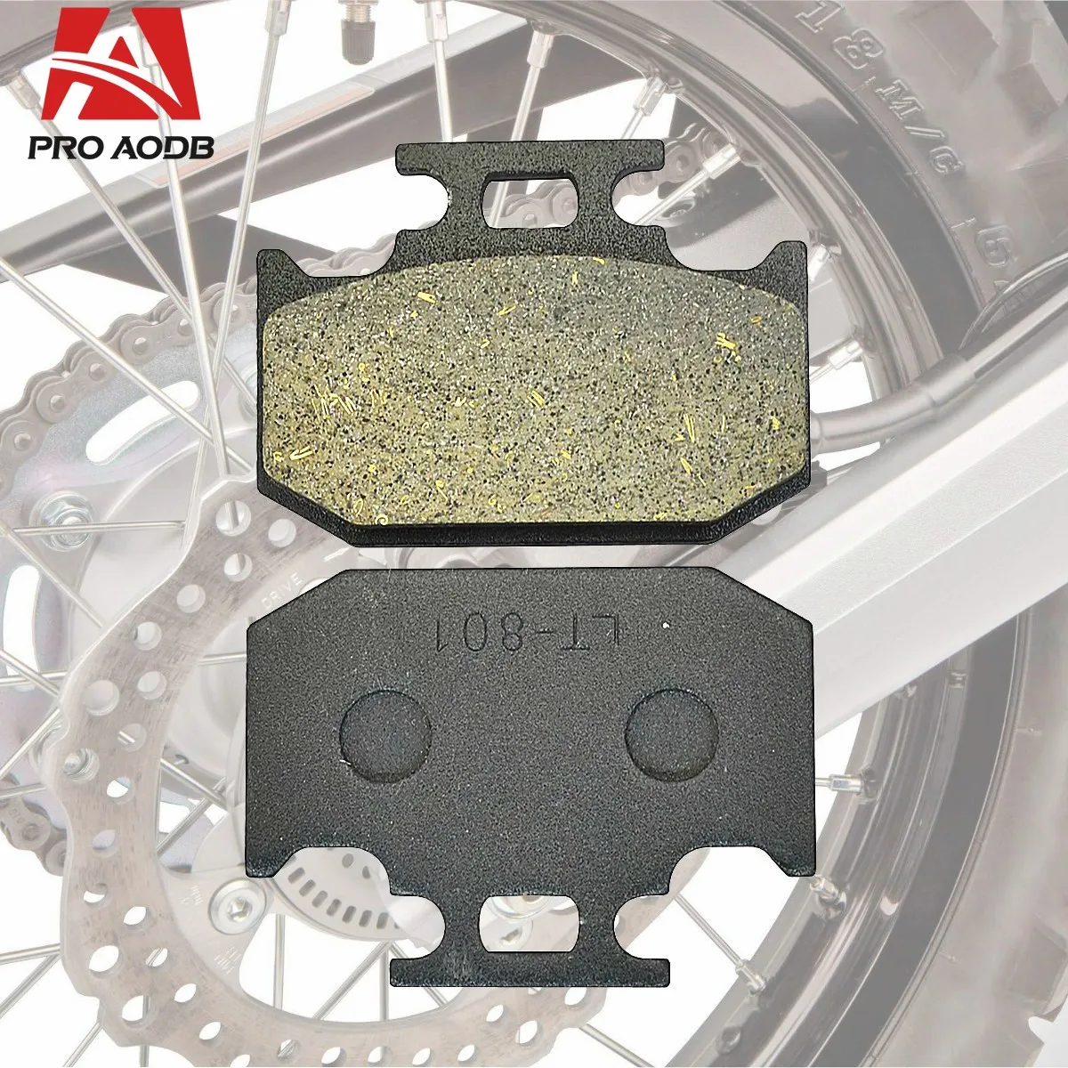 

High-Quality Motorcycle accessories - Rear Metal Brass Alloys Brake Pads For BUSUER J1 J2 J4 J5 M3 M5 189 T9 M9 etc