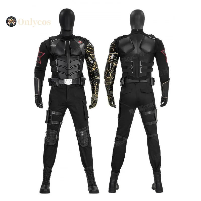 تخصيص الصاعقة الشتاء الجندي تأثيري حلي هالوين الرجال الخيال الزي الرسمي اكسسوارات الدعائم مجموعة Onlycos