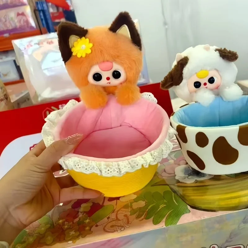 Kotak Misteri Vinyl Koleksi Boneka Lucu Genuine Baby Three Storage Basket Line Fashion Blind Box - Mainan Hadiah Ulang Tahun Untuk Anak Perempuan
