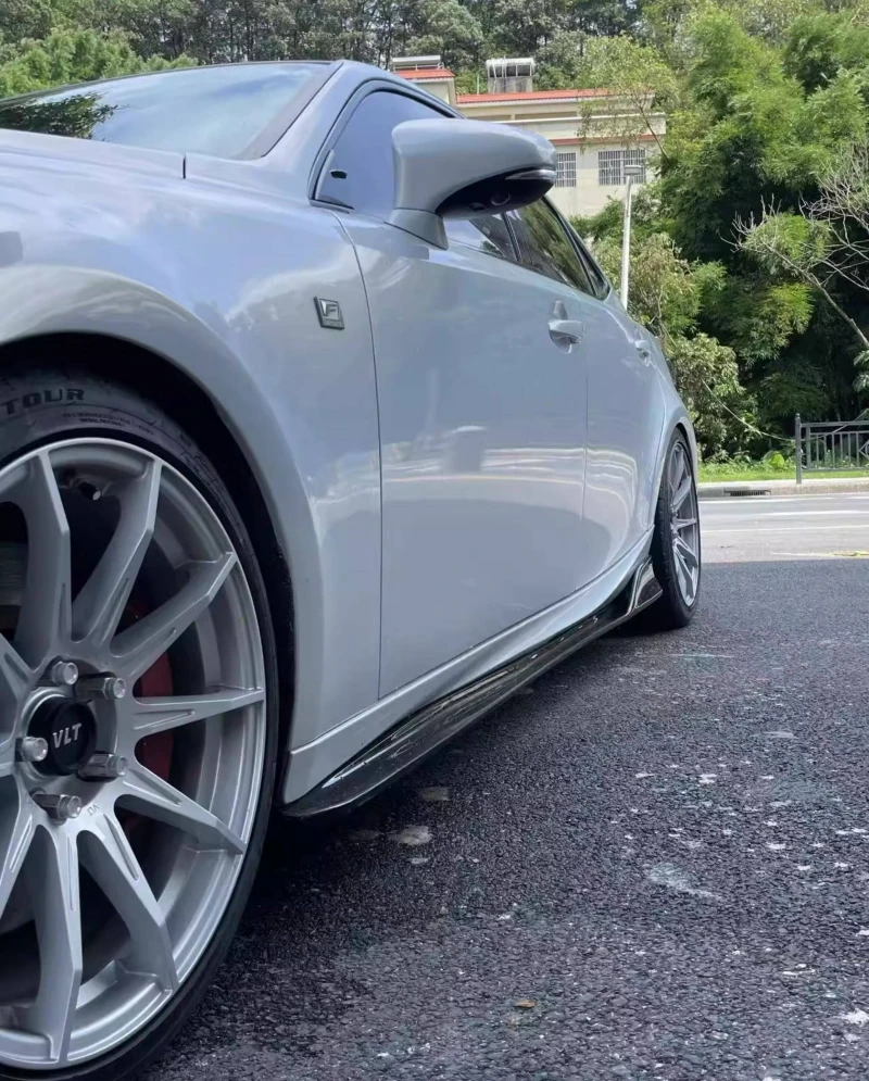 For LEXUS IS250 IS300 IS350 2013-2020 Side Skirt Body Kit Lip Spoiler High Quality Real Carbon Fiber