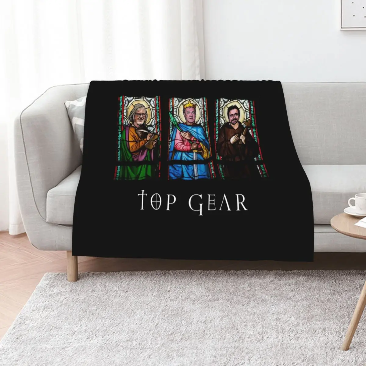 Clarkson May Hammond Our Three Saints Throw Blanket Warm Napping Blanket for Office Couch Bed