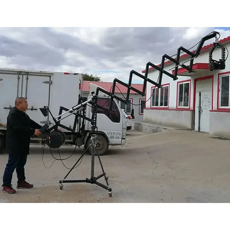 Best Camera Equipment 5.5m/18ft Scissors Crane Camera With Electric Arm