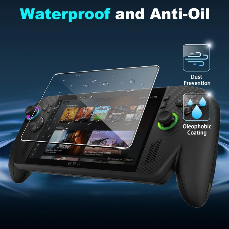 ل ROG Xbox Ally X واقي شاشة من الزجاج المقسى 9H HD مضاد للخدش حافظة من البولي يوريثان زجاج واقي لملحقات ROG Xbox Ally #3