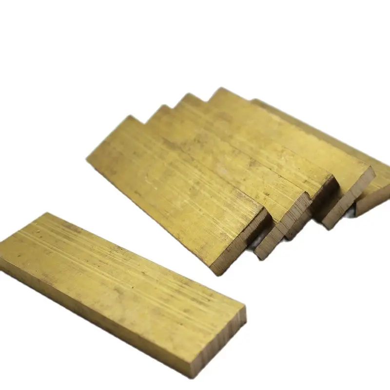 Brass Flat Bar Sheet Plate Solid CNC Block Machining Mill Metal 0.5mm 0.8mm 1mm 3mm 4mm 5mm 6mm 8mm