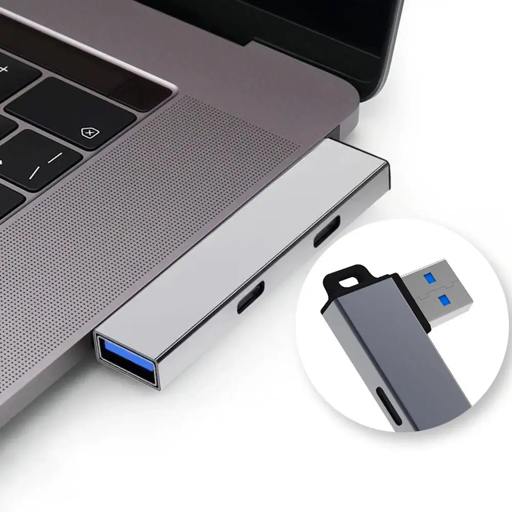 

3 in 1 USB HUB Type C HUB OTG USB 3.0/Type-C 3.0 To 3 USB USB Splitter Hub Speed 5.0Gbps 3 Port for PC Computer Laptop D3T2