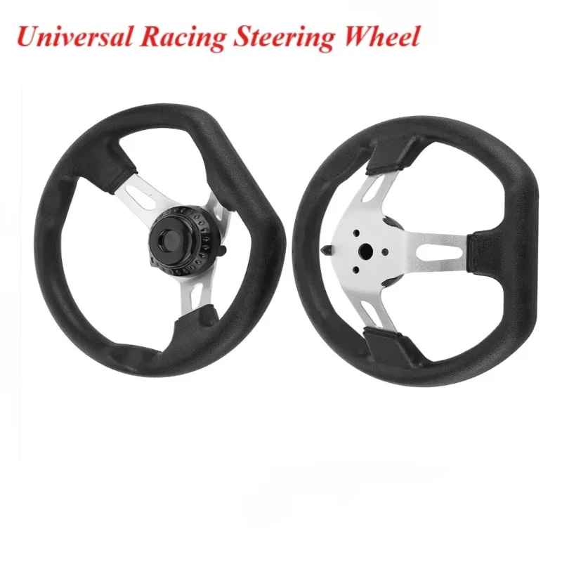 270mm Go Kart Steering Wheel Racing Off Road Sport Kart Karting Parts Smooth Surface and Ergonomic Design Adopts Good Quality