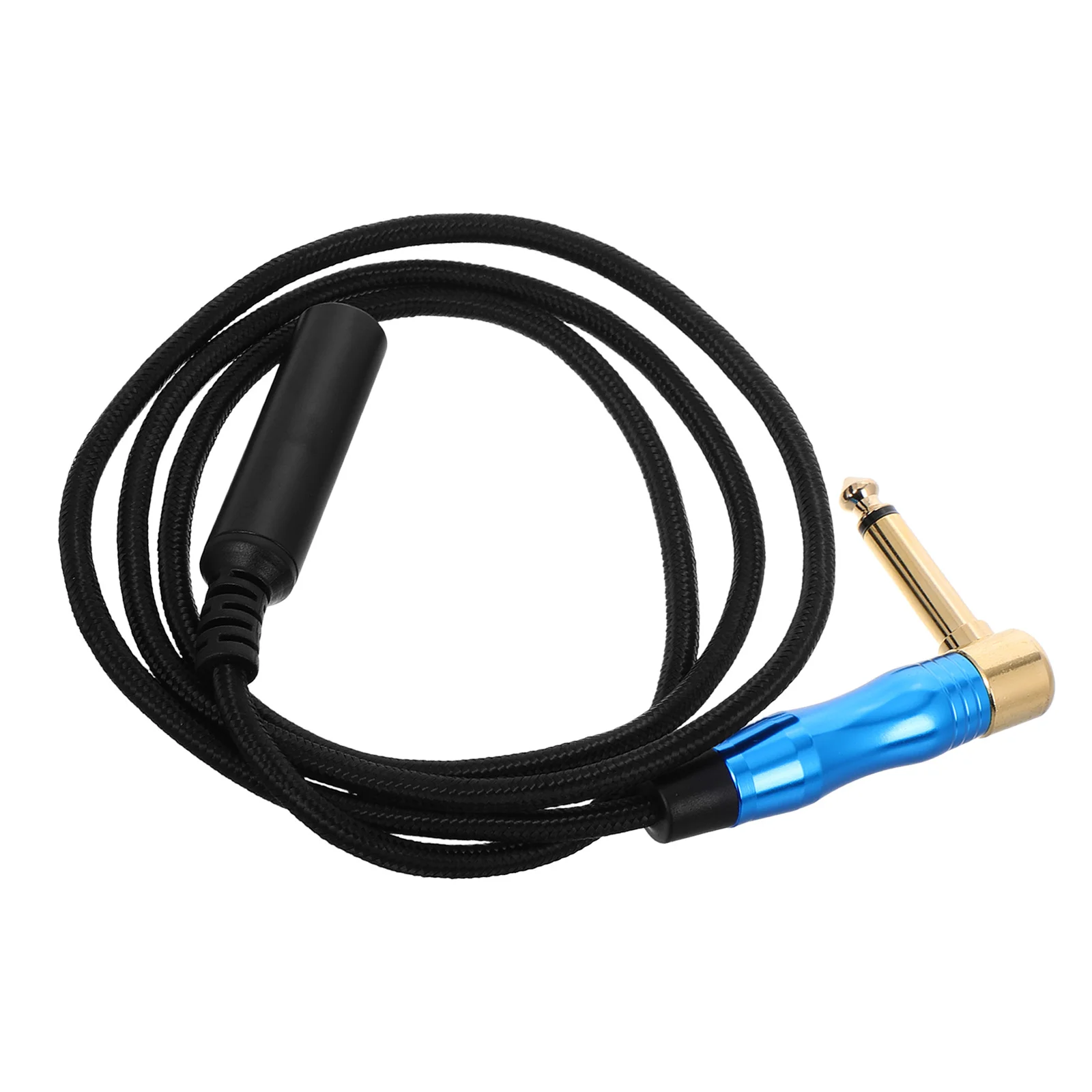 

1M Audio Extension Cable 6.35Mm Male To Female Right Angle Connector Durable High-Fidelity Cable For Stereo Equipment Adapter
