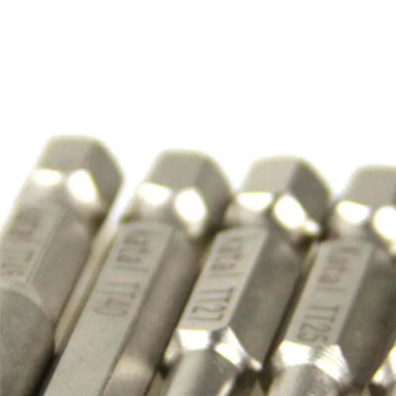 

A20F-7-Pointed Hole Phillips Screwdriver Bit TT20 TT25 TT27 TT40 TT45 5 Pieces Hexagonal Handle Seven-Pointed Star Screwdriver B