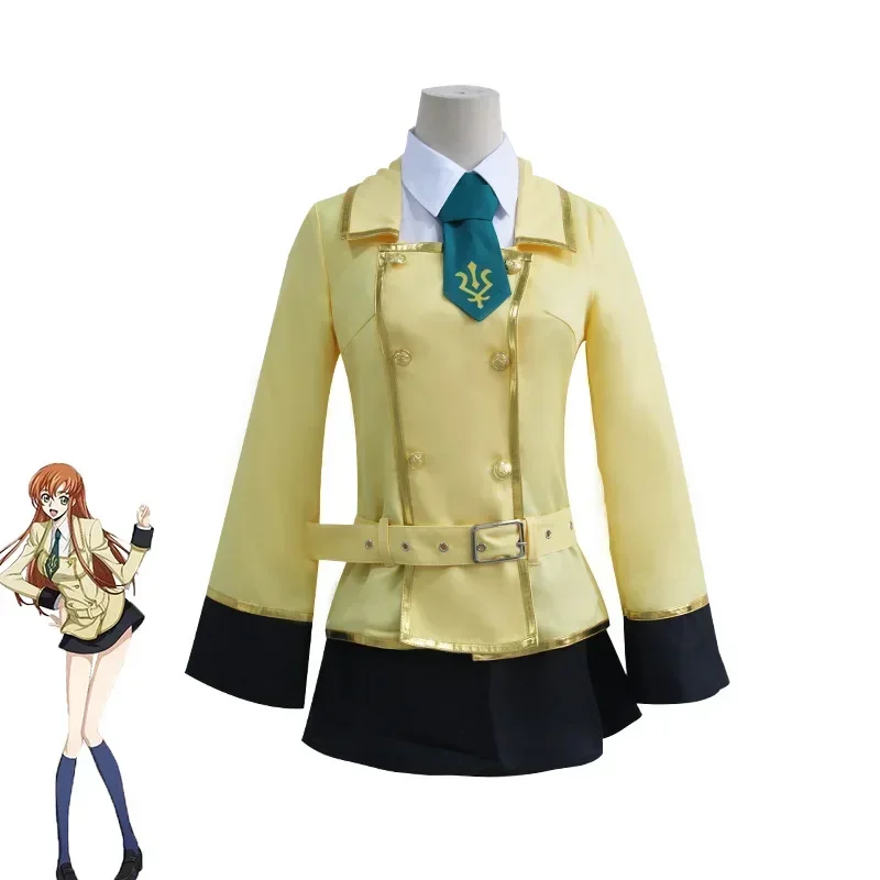 أنيمي كود Geass C.C. زي تنكري Pruik C2 Code GeassLelouch Van De Rebellie Kousen Strik زي الهالوين Meisjes Vrouwen