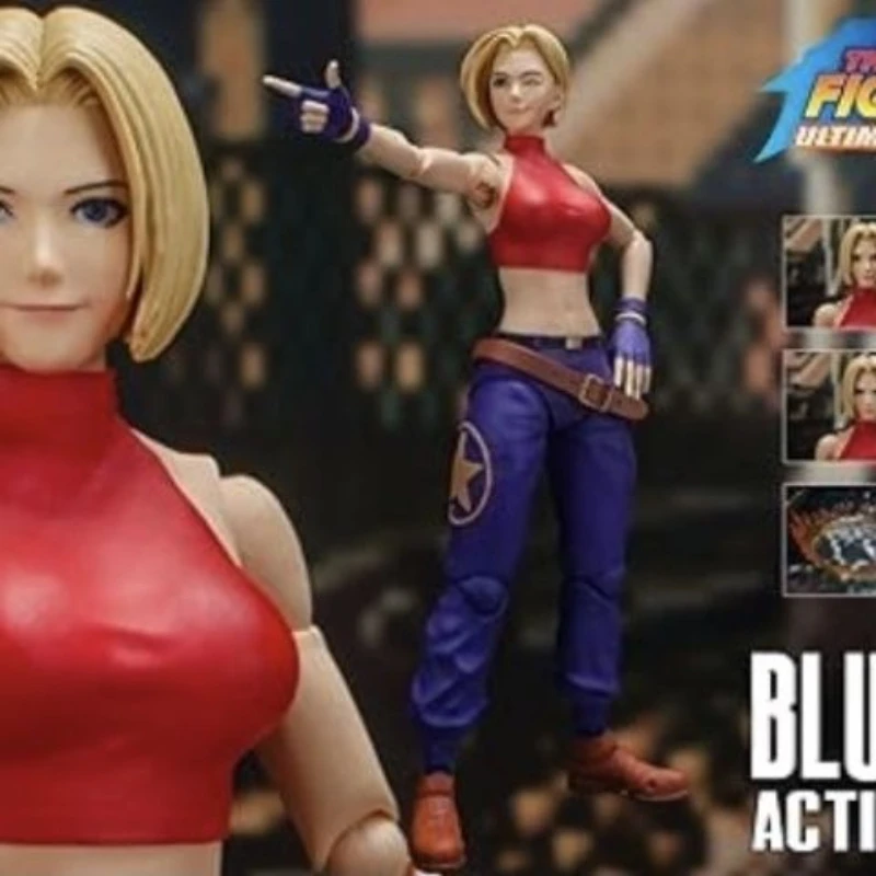 

Brand new Storm Toys 1/12 SNK King of Fighters 98 Blue Bruy Mary Action figure model