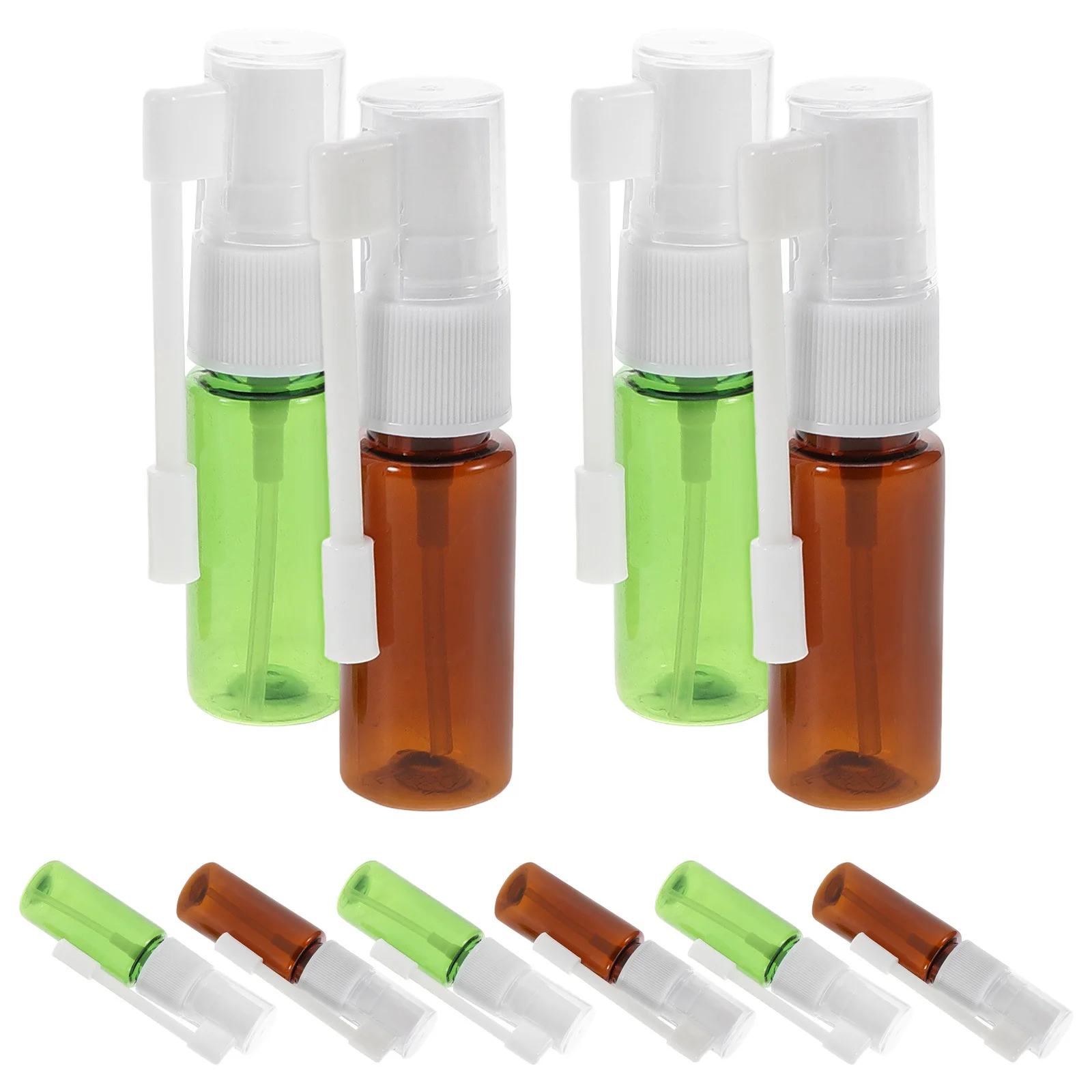 

10Pcs Refillable Nasal Spray Bottle 15Ml Empty Leak Proof Compact Spray Sub Containers for Travel Business Dating Use