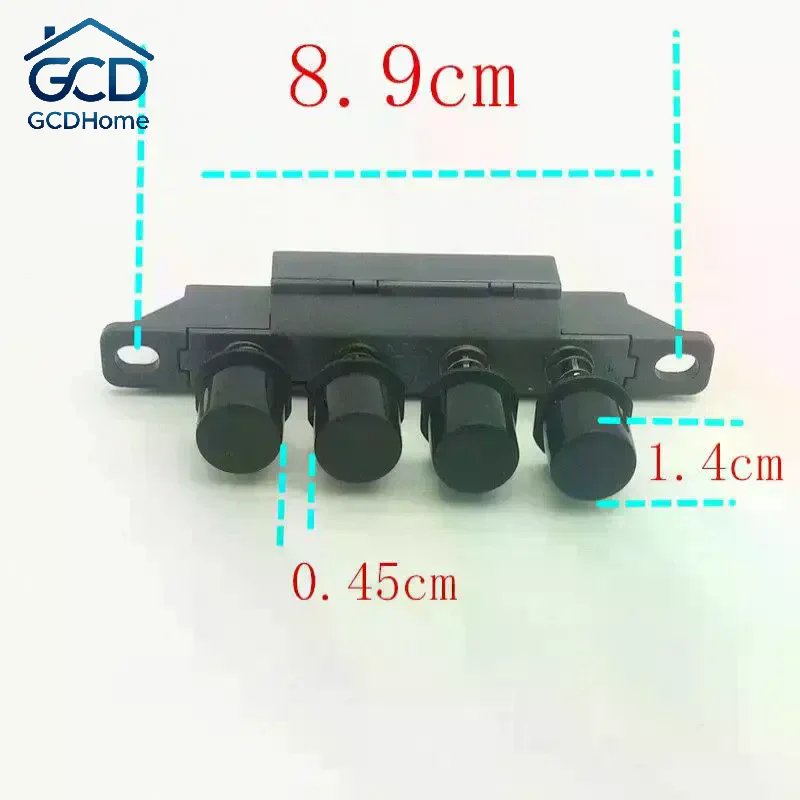 Universal Electric Fan Switch 4 Key 3 Speed Round Knob Replacement Part for Household Stand Desk Fan Repair