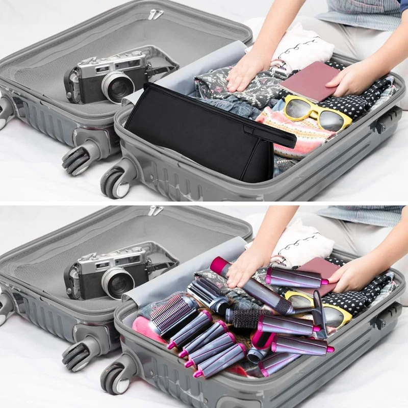 Travel Case For Dyson Airwrap Styler/Shark Flexstyle, Portable Carrying Case For Dyson Supersonic Hair Dryer Black Easy To Use