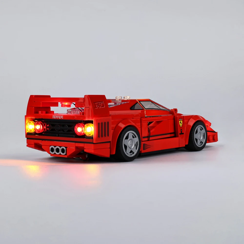 Led Light Kit For 76934 Ferrarises F40 Supercar DIY led Blocks Model Toys Set (Only Lighting Kit No Model)