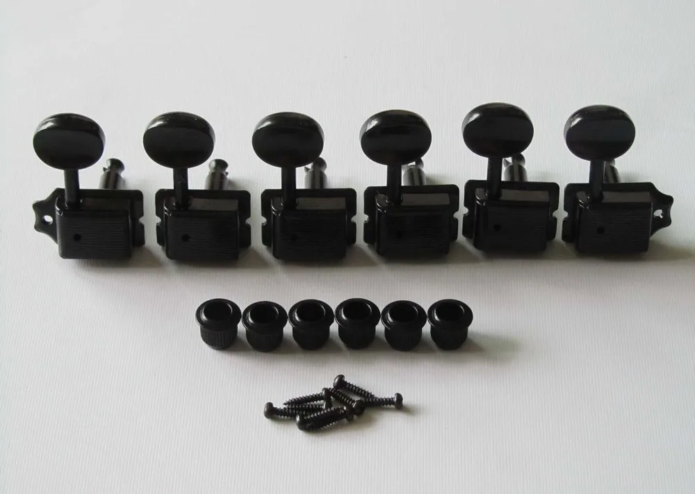 

Black Strat/Tele Vintage Guitar Tuning Pegs Guitar Tuners Machine Heads