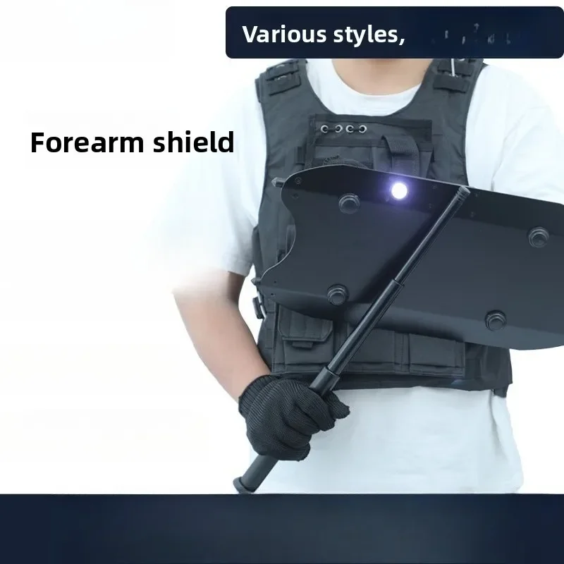 Self DefenseForearm Protection Stainless Steel Forearm Shield Multifunctional Aluminum Alloy Arm Shield Security Patrol Security