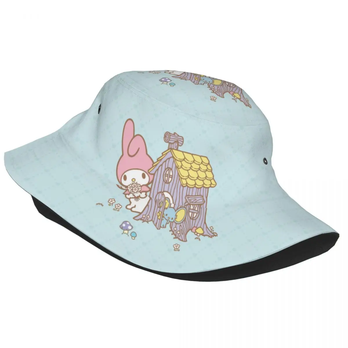 Sanrio My Melody Bucket Hat for Women Men Summer Sun Hats for Vacation Caps