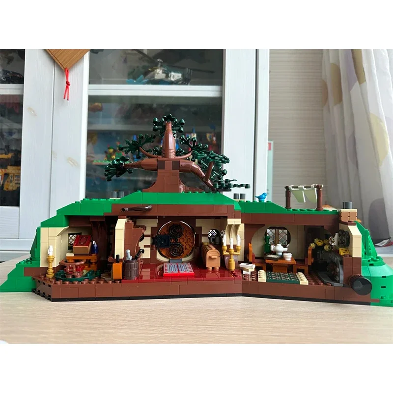 クリエイティブ ロード・オブ・ザ・リング シャイア ビルディングブロック シャイアホール 建築フィルム記念品セット 組み立てブロックおもちゃ ギフト 子供向け