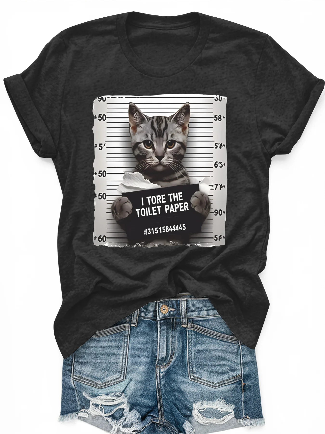 

Women's large-size printed short-sleeved T-shirt, loose and casual, soft, comfortable and breathable, outdoor sports