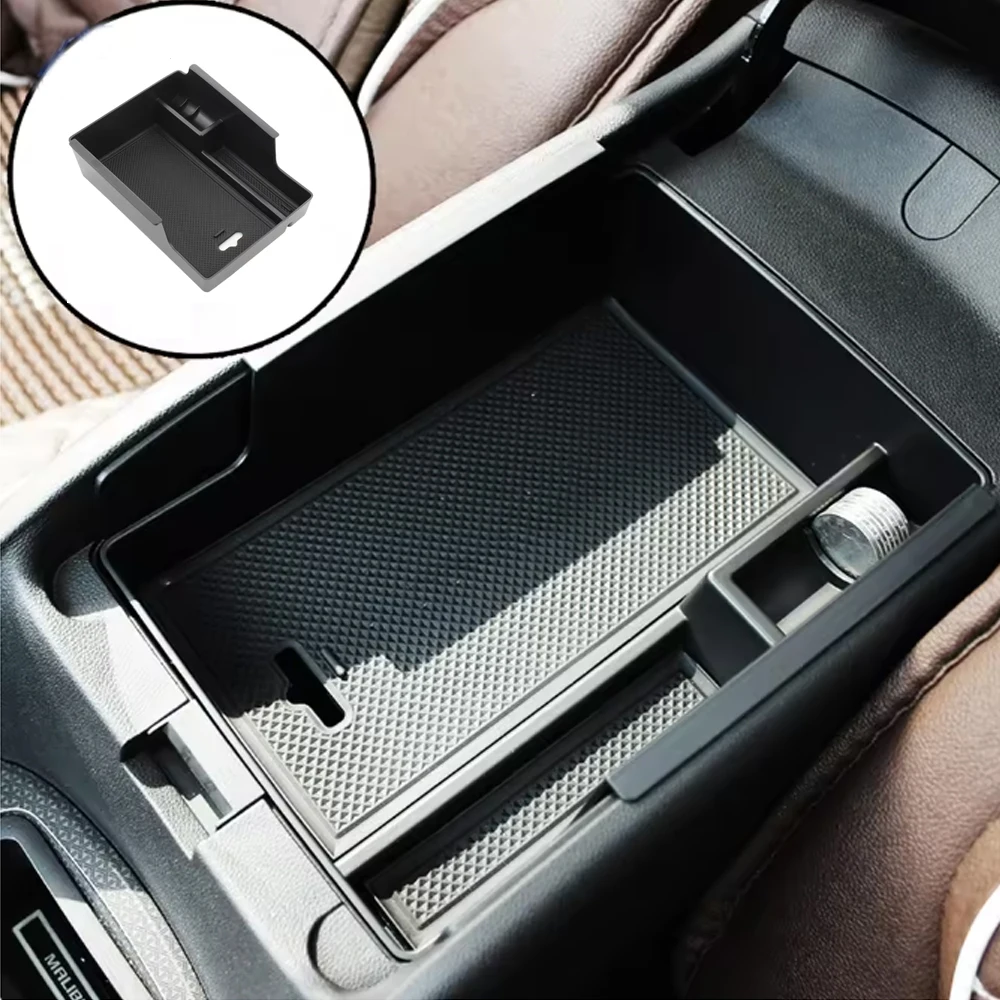 Armlehnen-Zusatz-Aufbewahrungsbox für Chevrolet Malibu XL 9. Generation 2016-2021, Mittelkonsolen-Organizer, Zubehör – Detail 3