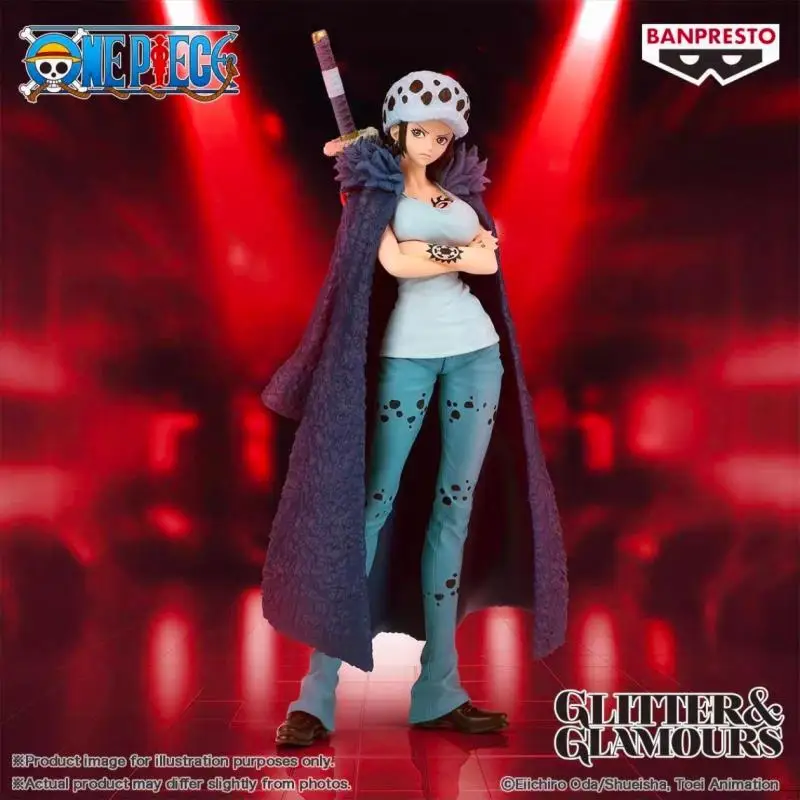 

Genuine Bandai Banpresto Glitter & Glamours One Piece Law Change Ver Anime Figure Action Model Garage Kit Festival Cool Gifts