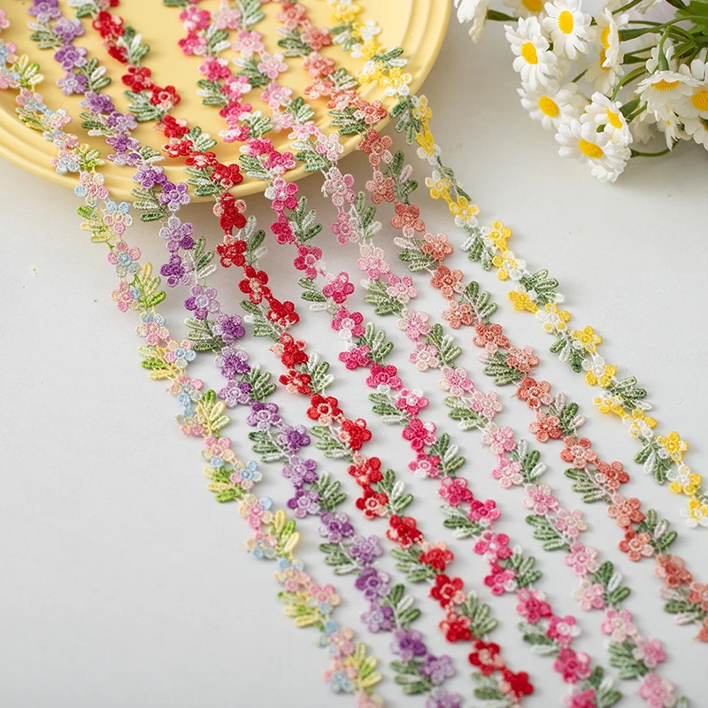 2meters Flower Decoration Lace Ribbon Trim Needlework Diy Crafts Supplies Home Decor Fabric Sewing Accessories Sewing Materials