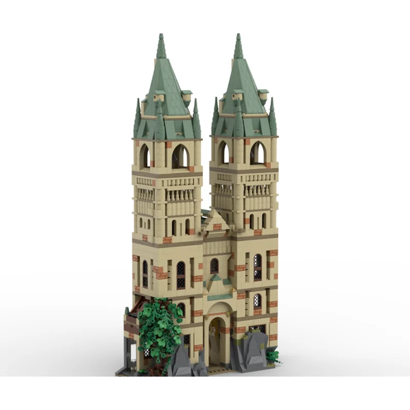 Model Filmowy Klocki Konstrukcyjne HP Modular - Model Wieży Dzwonowych Technologia Klocków DIY Zestaw do Składania Konstrukcja Zabawka Świąteczna Prezent