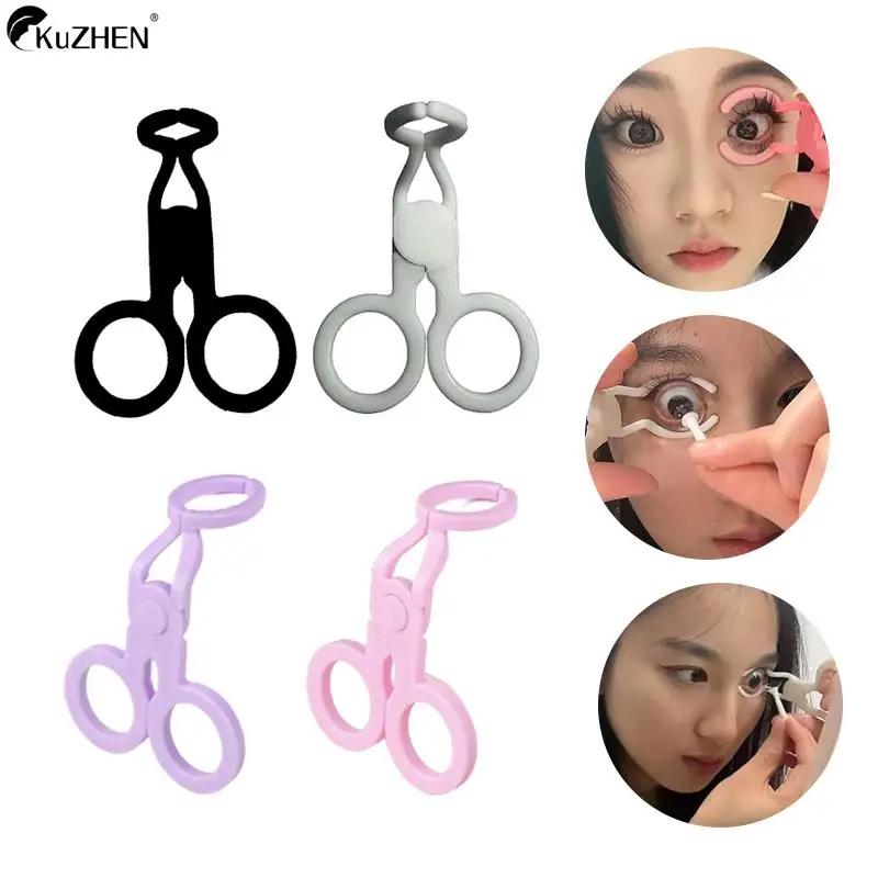 

1pc Portable Women Eye Care Contact Lenses Inserter Remover Plastic Soft Tip Tweezer Stick Wearing Beauty Tool Lens Accessories