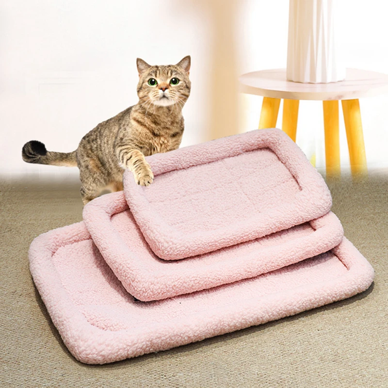 Pet Dog Washable Bed Mat Sleeping Bed Blanket Mattress Non Slip Pet Mat， Dog Cushion Pet Mattress Pet Dog Cat Nest Accessories