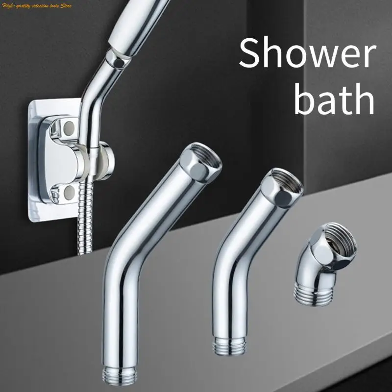 203F Shower Elbow Adapter for Handheld Shower Head 45 Degree Connectors Stainless Steel Construction Polished Chromes Finish