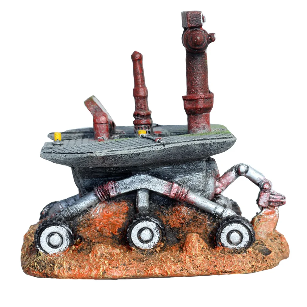 

1Pcs Mars Resin Ornament Creative Fish Tank Decoration Aquarium Landscaping Resin Craft Artificial Decor Underwater Supply