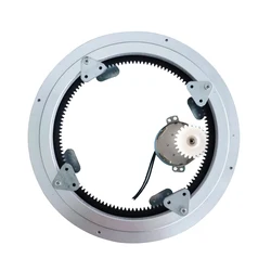 250mm Electric Rotating Turntable Heavy Duty Slew Rings DC12V - 3RPM Aluminum Alloy Display Stand for Dining Table Exhibits,