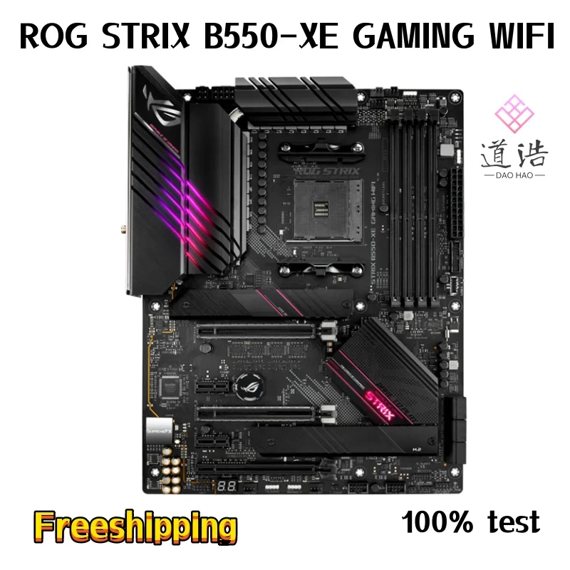 For ROG STRIX B550-XE GAMING WIFI Motherboard 128GB HDMI M.2 PCI-E3.0 Socket AM4 DDR4 ATX B550 Mainboard 100% Tested Fully Work