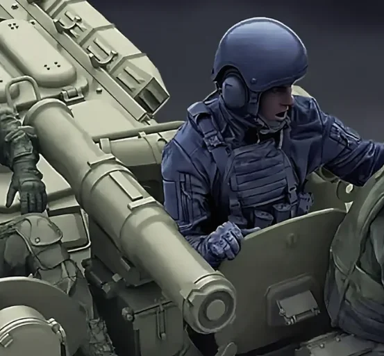 

Модель солдата из смолы 1/35, бесцветная и самособранная (1 солдат) A-2172