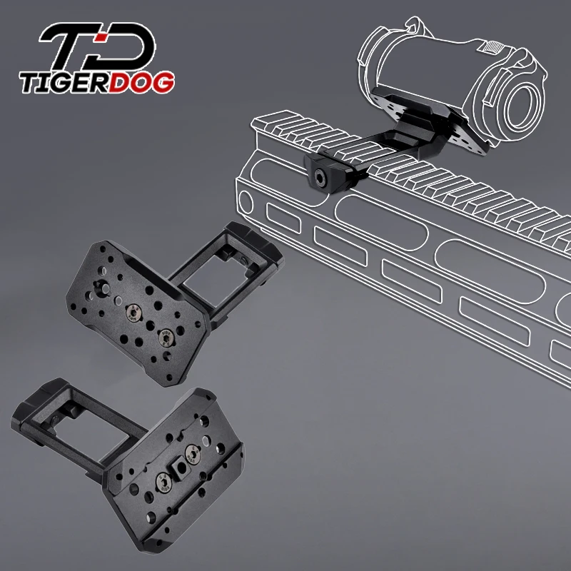 Tactical Gun Sight Mount Side Base Strike Scope Metal Bracket Red Dot Support For RMR Device Accessory Fit 20mm Picatinny Rail