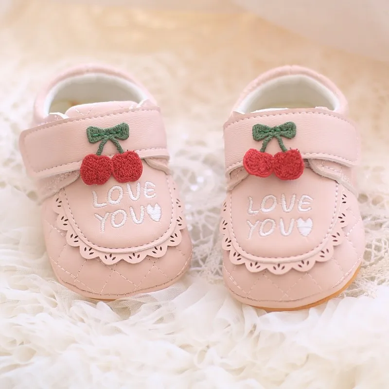 Baby-Laufschuhe mit runder Spitze, weiche Sohle, Prinzessinnen-Freizeitschuhe für Kleinkinder, Klettverschluss, 2026, brandneue flache Kinderschuhe, rutschfest – Detail 5
