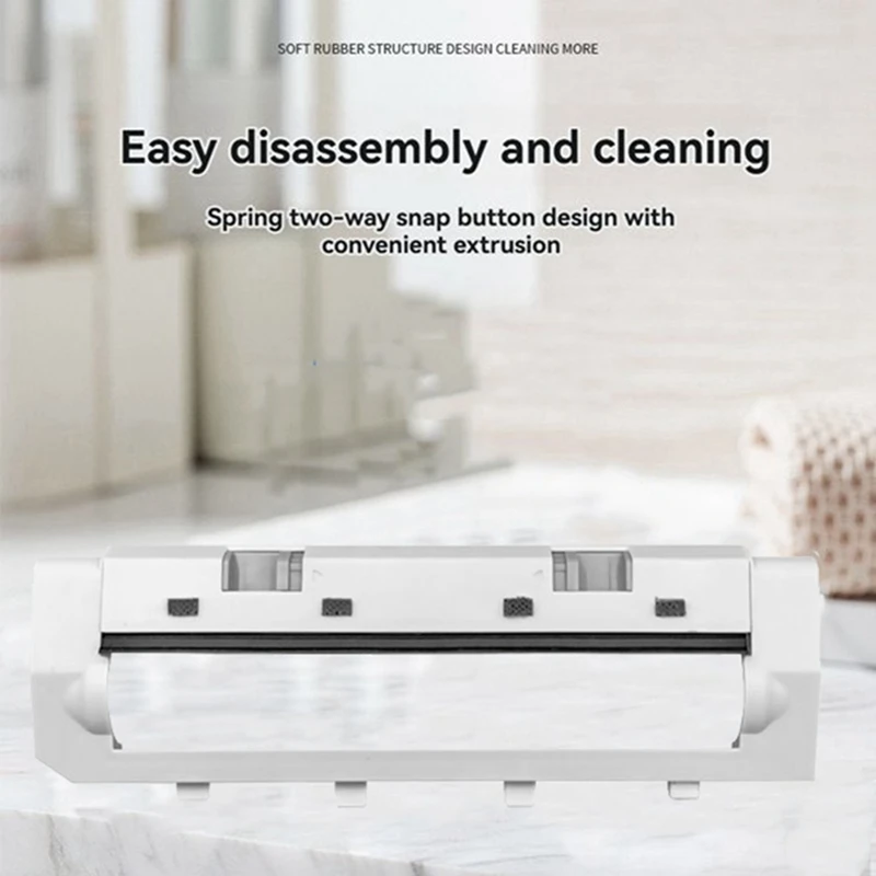 MAKE メインブラシカバー Roborock-Qrevo-Curv---P20-Pro-掃除機部品-ローラーブラシカバー