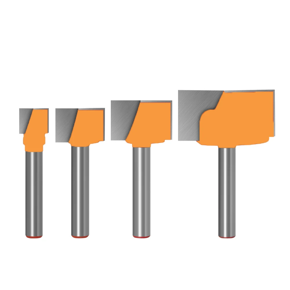 9PC/Set 6MM Shank Milling Cutter Wood Carving Carbide End Mill Tool 3D Woodworking Insert Router Bit Tungsten Cleaning Cutter