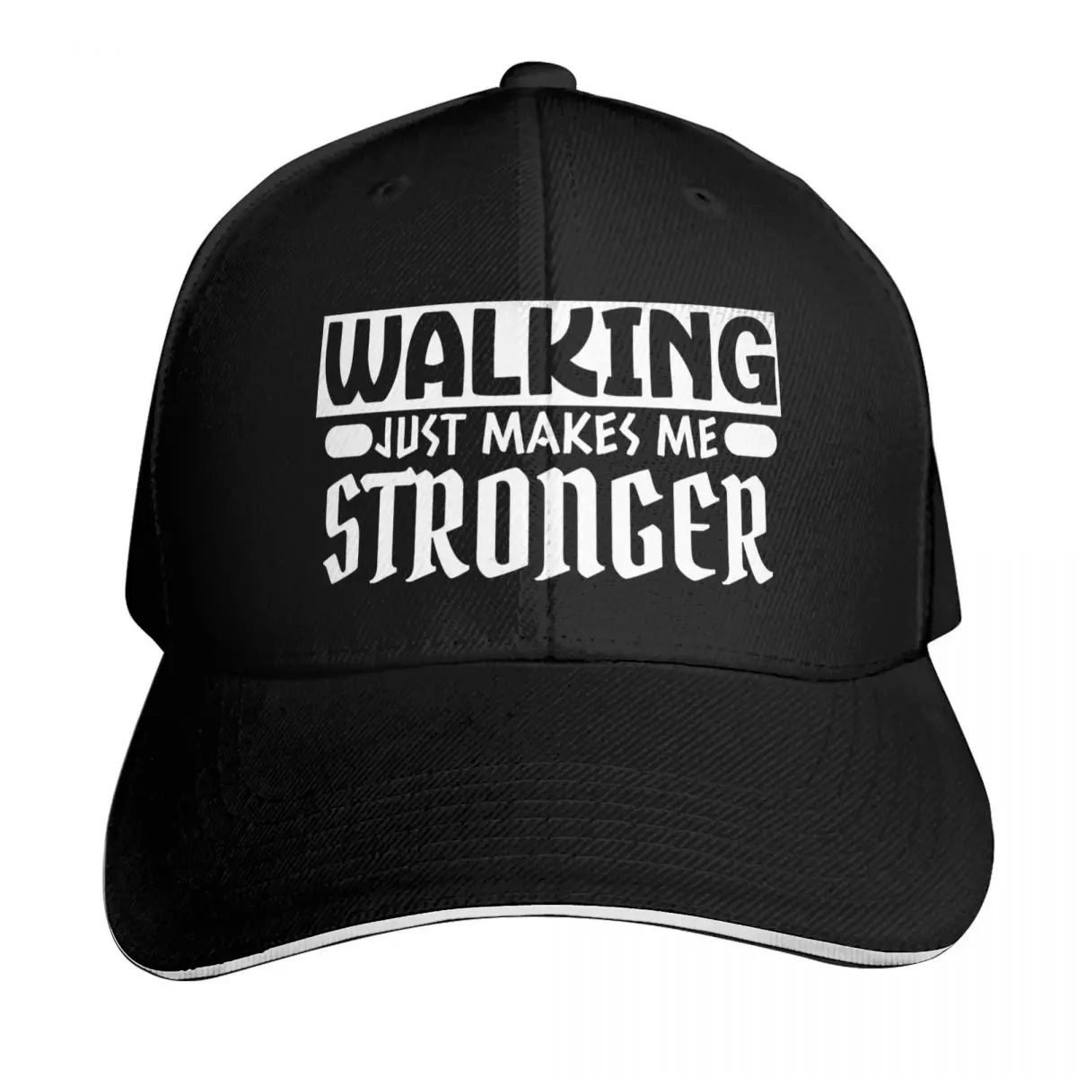 Every Second Spent WALKING Just Makes Me STRONGER GRIND IT OUT! Baseball Cap Men Women Casual Summer Sport Sun Cap