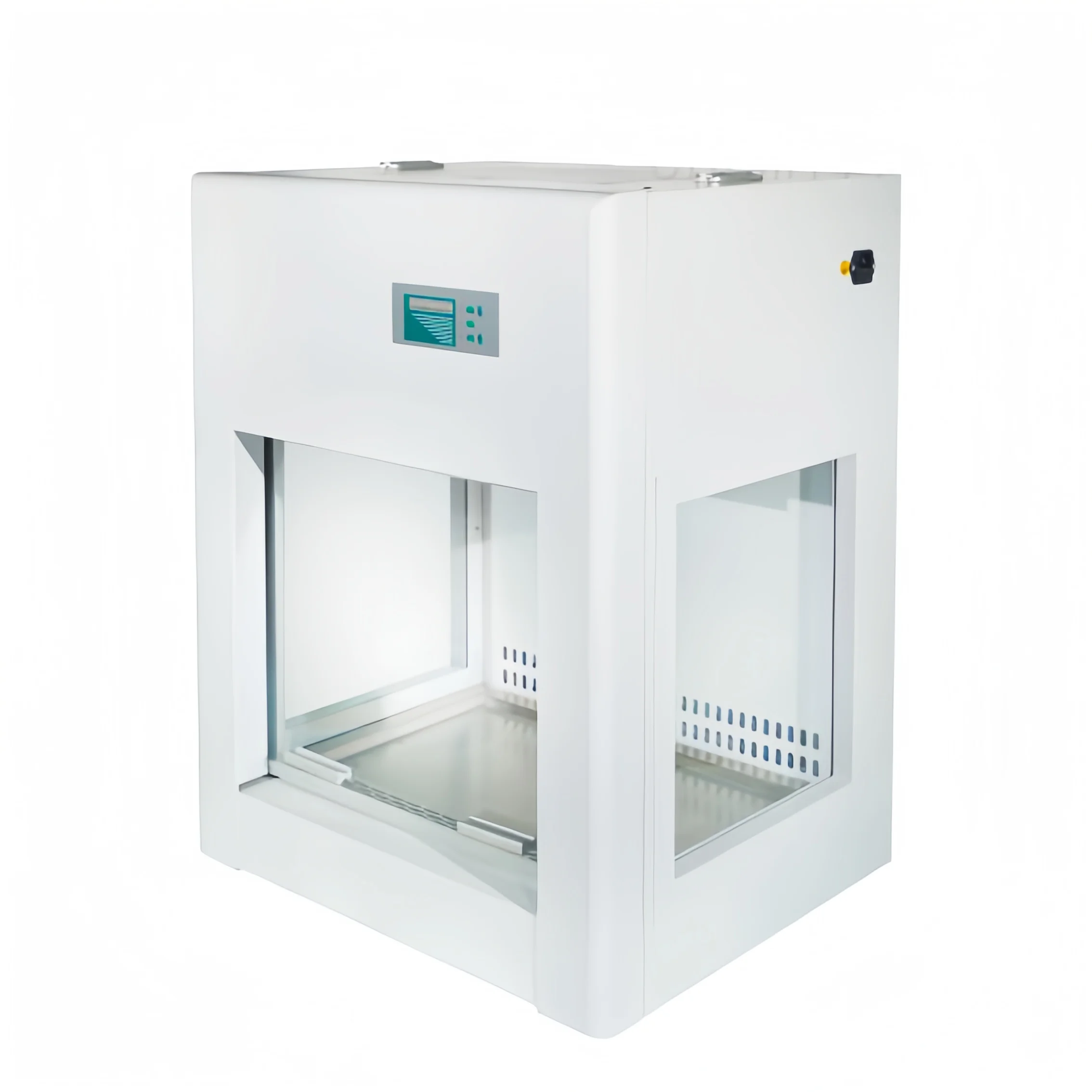 Laboratory Clean Equipment 99.99% 0.3um 5mm Class100 Glass Intelligent Multi-level Adjustable Mini Laminar Air Flow Hood Cabinet