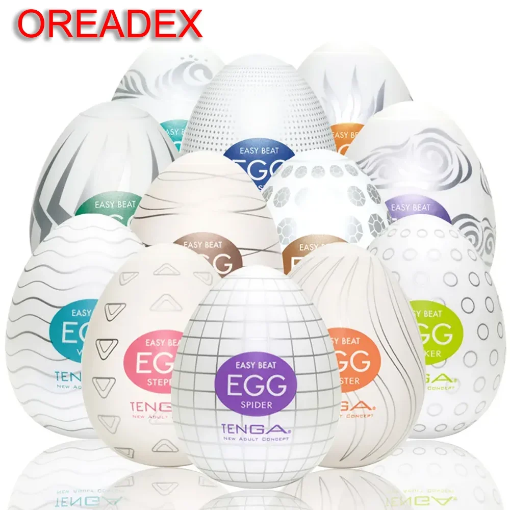 OREADEX 6 Mini Cups Egg Experience Ультра-реалистичное удовольствие с помощью этого портативного мужского яйца-мастурбатора — идеально подходит для мужчин!