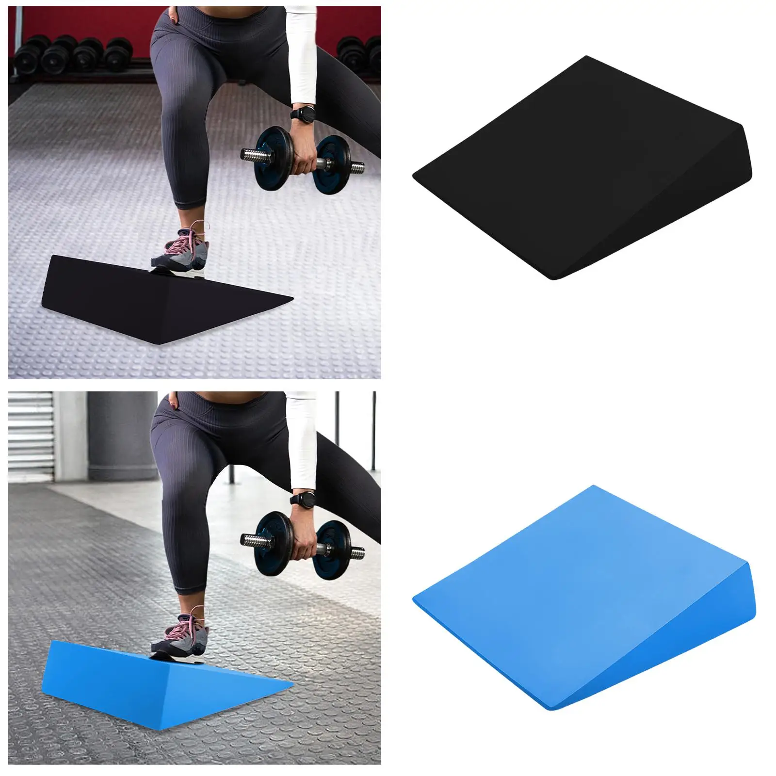 Squat Wedge Yoga Wedge Block, Footrest Cushion Muscle Building Incline Wedge