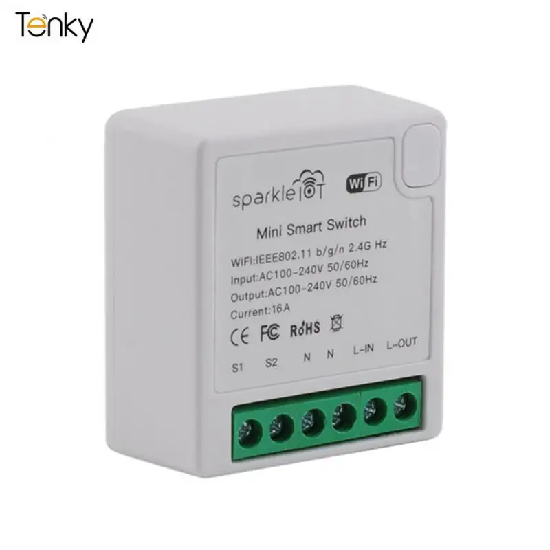 16a Mini Breaker Module Homekit Light Switches Voice Control Touch Wall Switch Tuya Wifi Smart Switch Smart Home