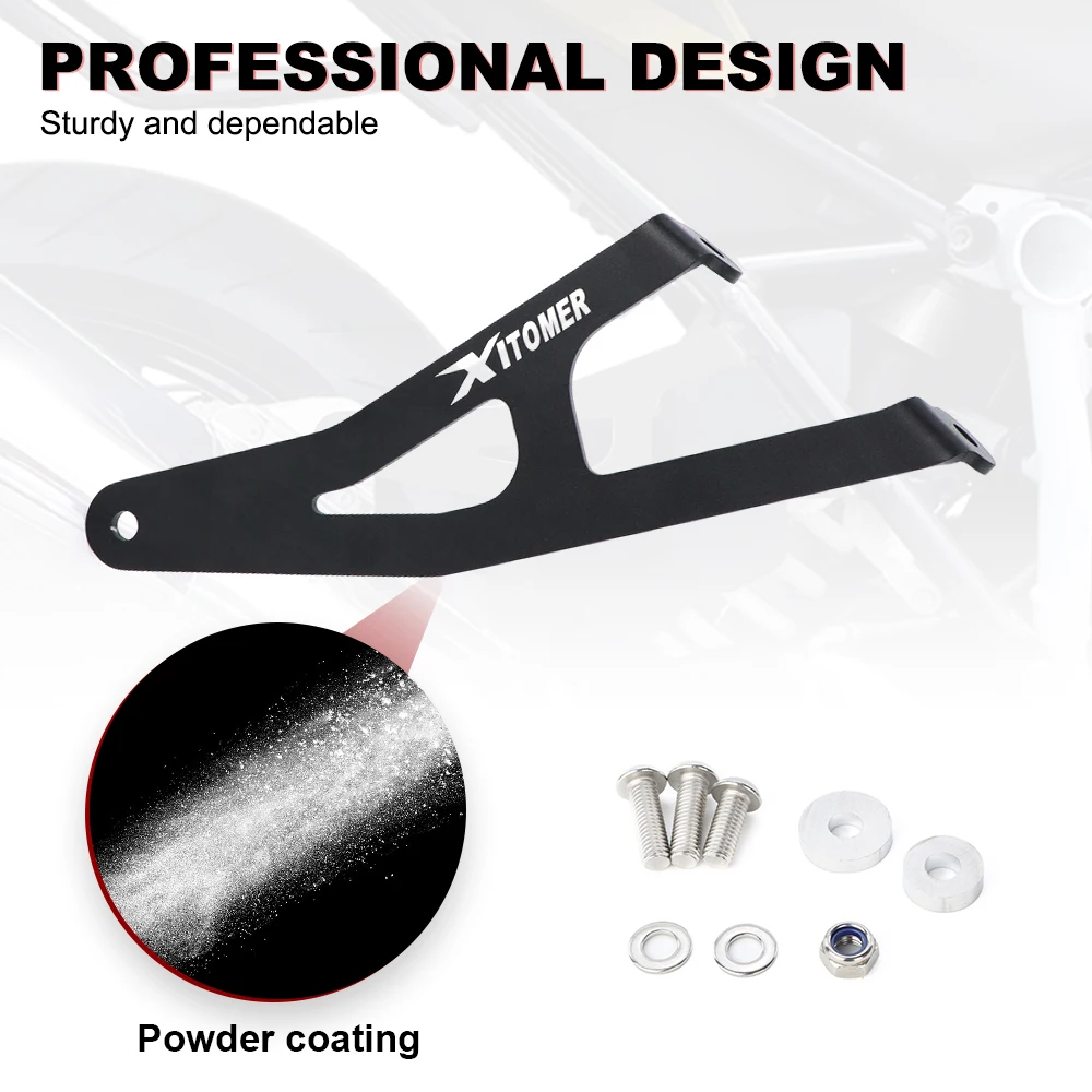 Fit For BMW R1250R R1250RS 2019 2020 2021 2022 2023 2024 Motorcycle Aluminum Exhaust Hanger Bracket Muffler Support Holder