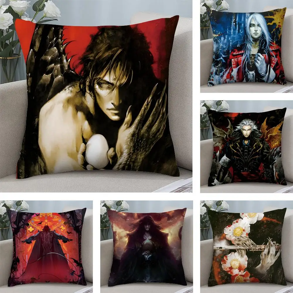 

Medieval Vampire Count Cushion Cover Short plush Double-sided Print Square Throw Pillow Covers Sofa Home Cushion Decor