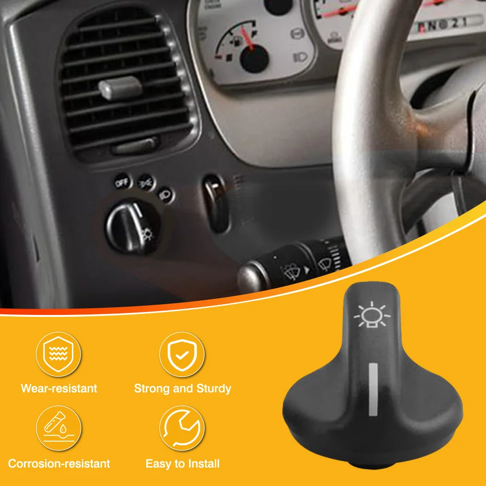 Headlamp Head Lamp Headlight Switch Rotary Knob Button for Ford Explorer Sport Trac Ranger Mazda B4000 B2500 B2300