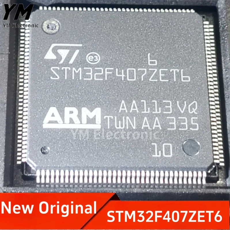 

New Original STM32F407ZET6 LQFP-144 ARM Cortex-M4 32-bit Microcontroller MCU