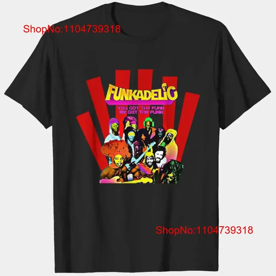 Funkadelic You Got The Funk We Rock Band camiseta S 5XL vintage lavado cómodo Top para uso diario Unisex suave