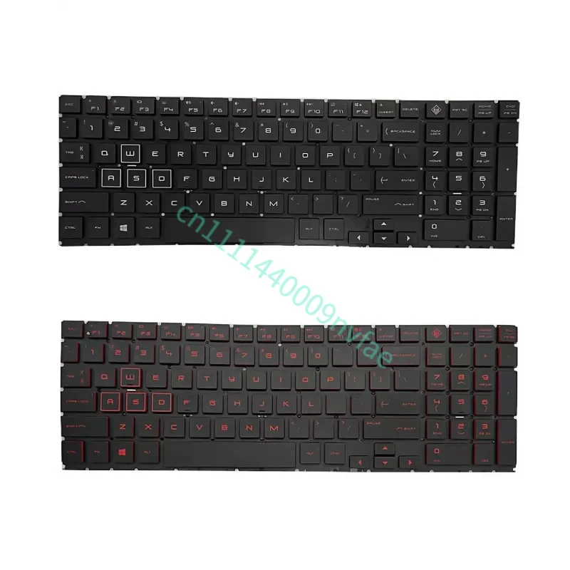 US Laptop Keyboard With Backlight for HP 15-DH 15-DC Q211 C143 OMEN 15 DC DC0003la DC005TX DC0004TX 15-DH TPN-Q211