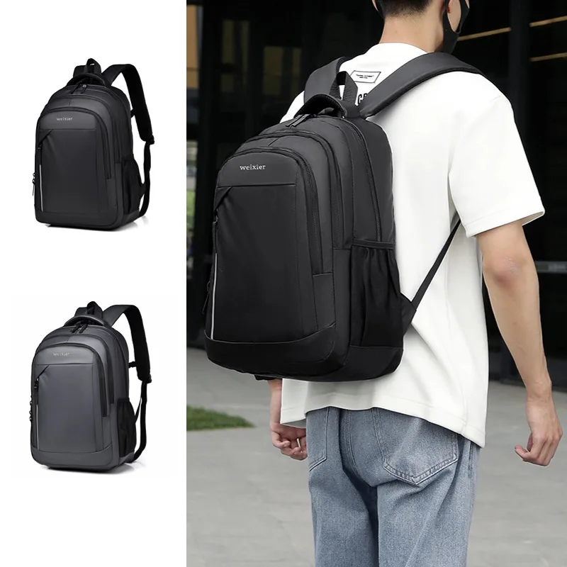 

Fashion Men's Backpack Large Capacity Travel Pack High-end Business Laptop Bag Waterproof Versatile Schoolbag
